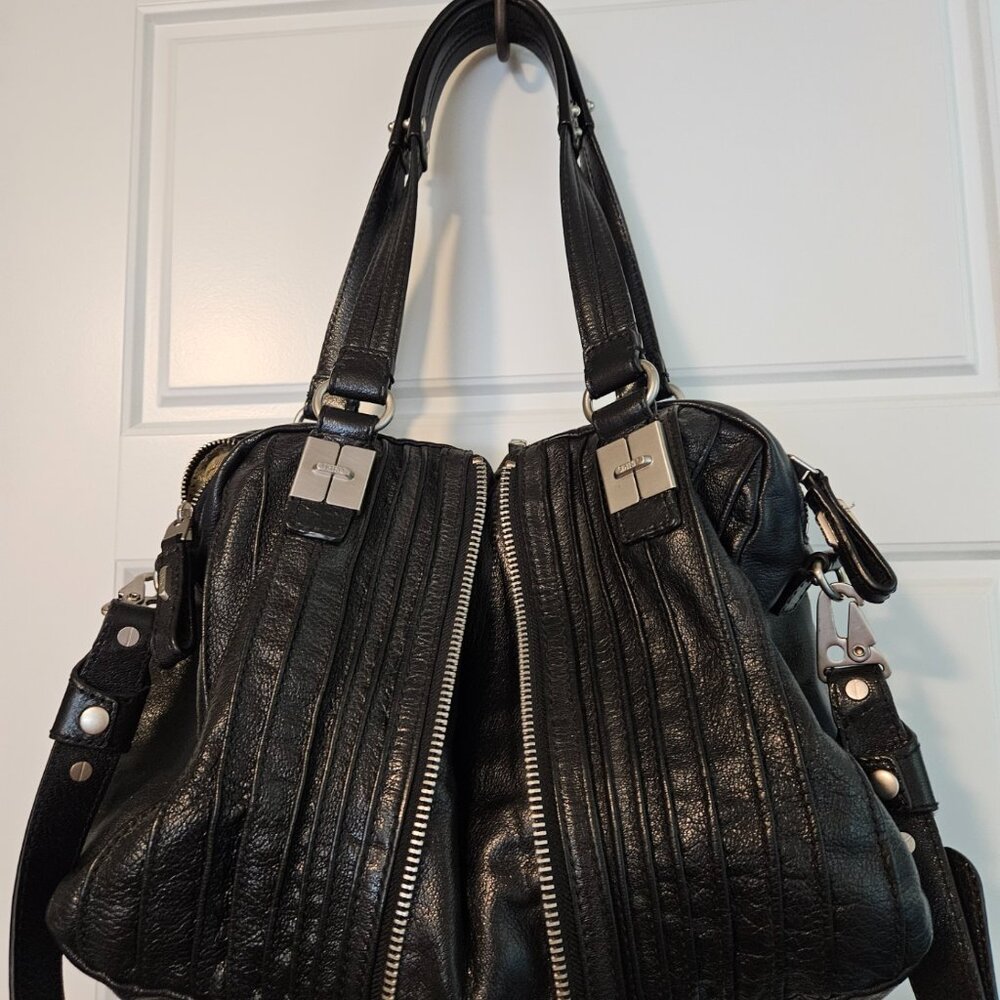 Tulah Ray Large Black Shoulder Bag - Picture 14 of 15